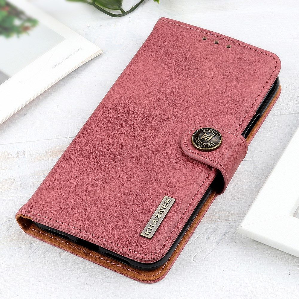 KHAZNEH Samsung Galaxy A31 Hoesje Portemonnee Book Case Roze afbeelding 4