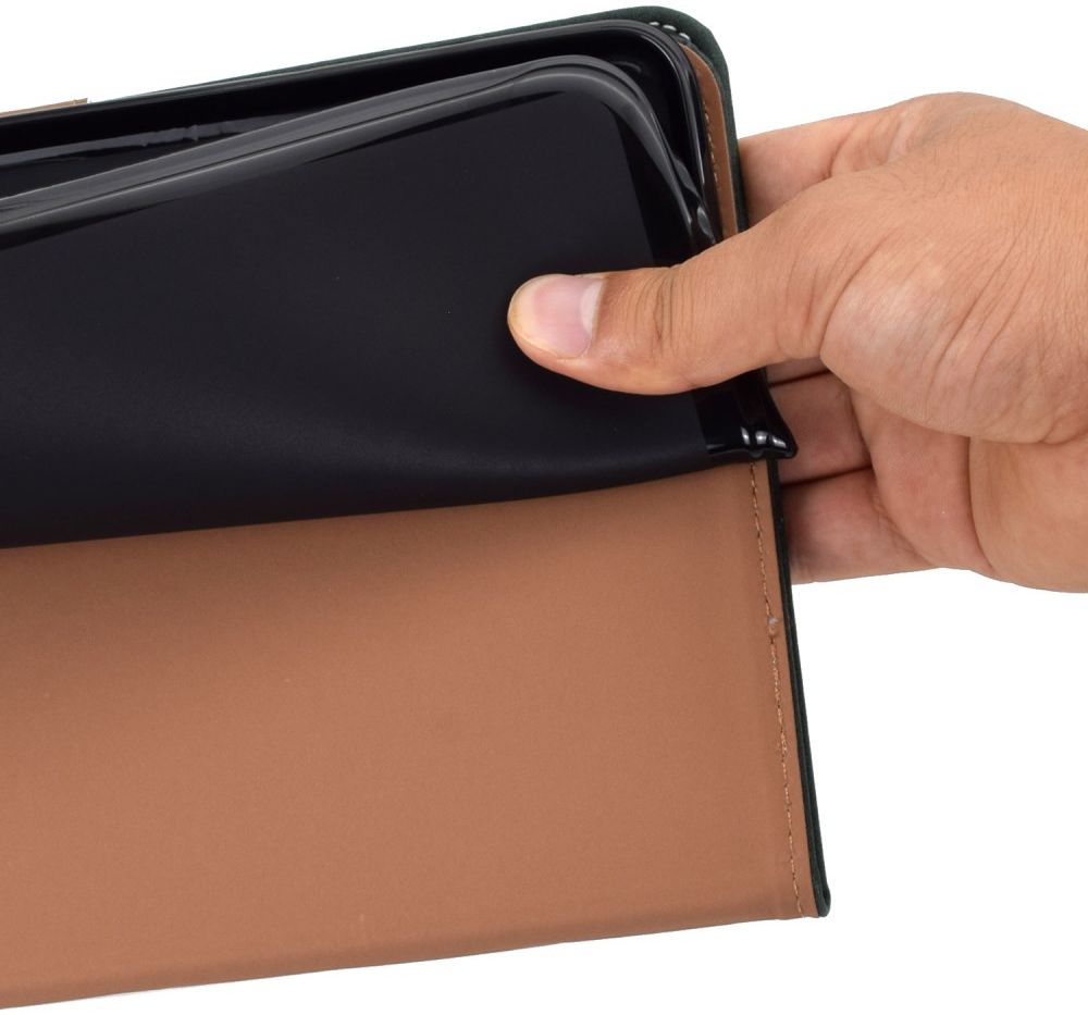 Samsung Galaxy Tab S6 Lite Portemonnee Hoesje met Olifant Print afbeelding 7