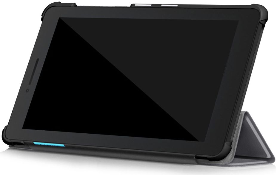 Lenovo Tab E7 Tri-Fold Hoes Grijs afbeelding 5