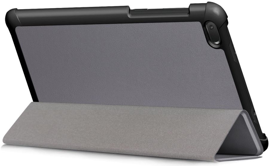 Lenovo Tab E7 Tri-Fold Hoes Grijs afbeelding 6