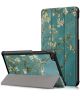 Lenovo Tab E7 Hoesje Tri-Fold Book Case Blossom Print