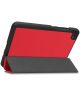 Lenovo Tab M7 Hoesje Tri-Fold Book Case met Standaard Rood