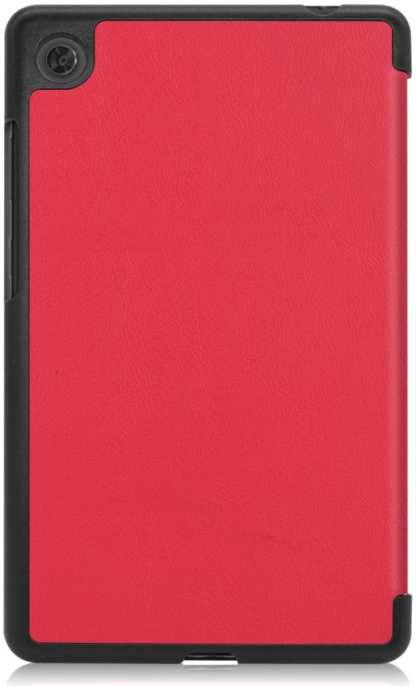 Lenovo Tab M7 Hoesje Tri-Fold Book Case met Standaard Rood afbeelding 8