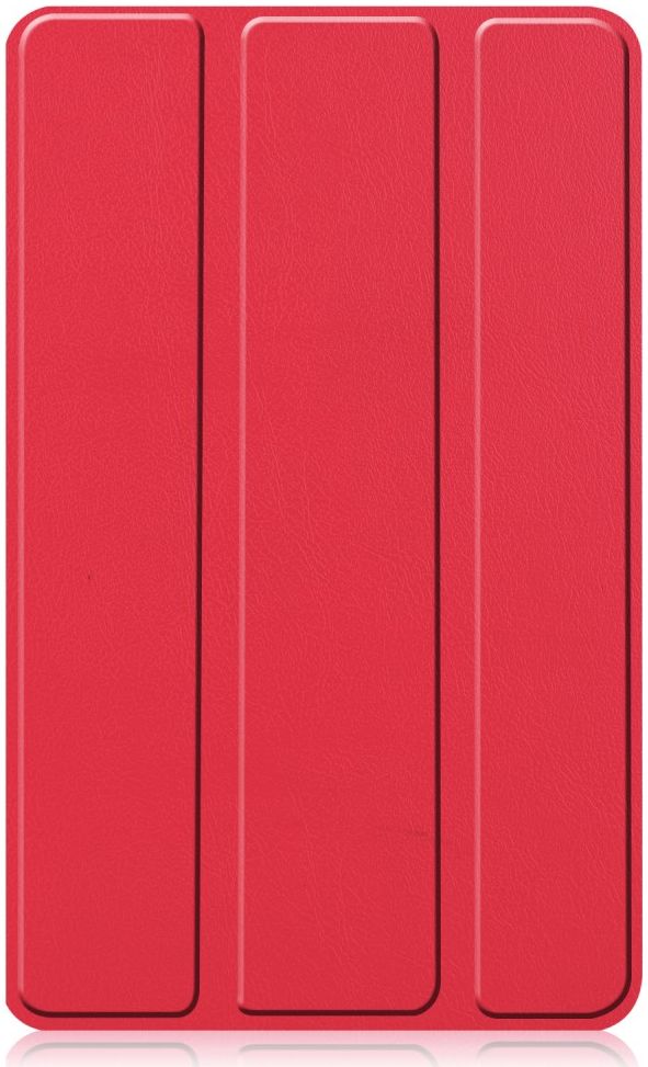 Lenovo Tab M7 Hoesje Tri-Fold Book Case met Standaard Rood afbeelding 2