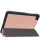 Lenovo Tab M7 Hoesje Tri-Fold Book Case met Standaard Roze Goud