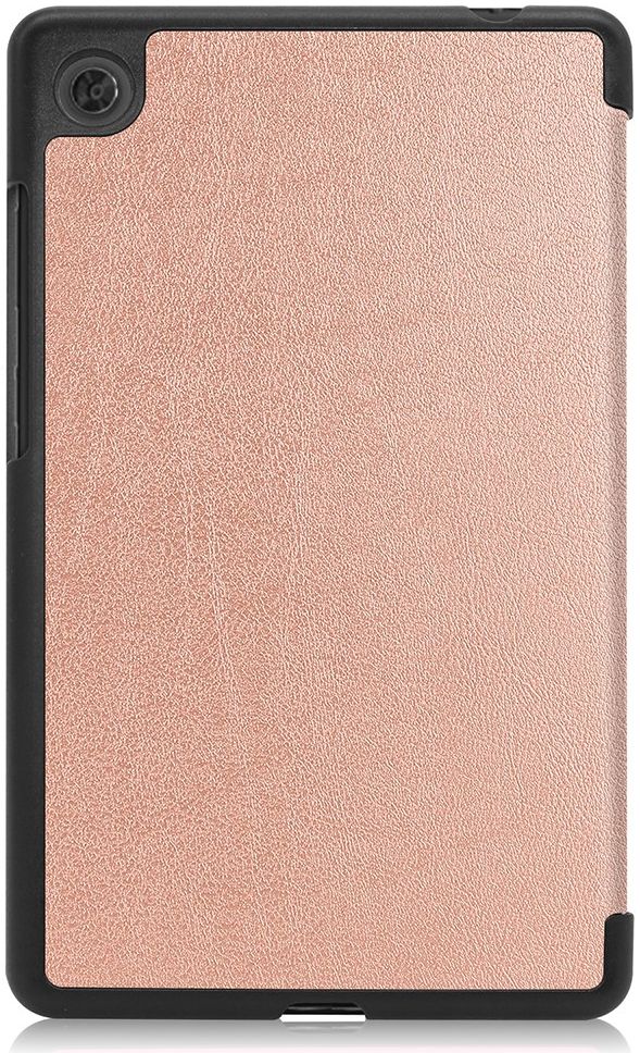 Lenovo Tab M7 Hoesje Tri-Fold Book Case met Standaard Roze Goud afbeelding 8