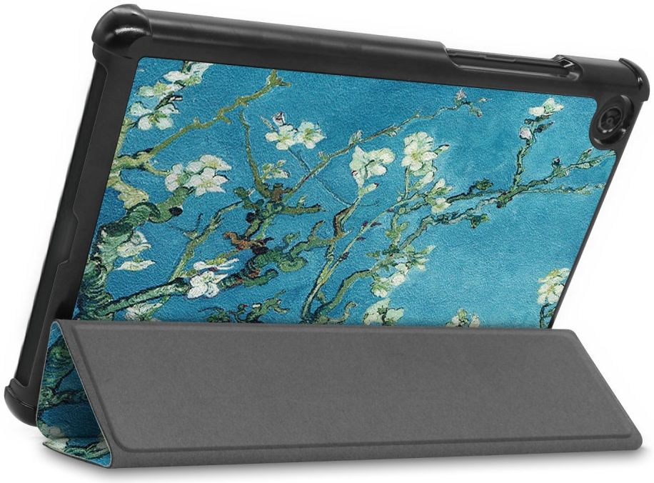 Lenovo Tab M8 Hoesje Tri-Fold Book Case met Flower Print afbeelding 7