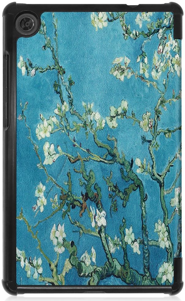 Lenovo Tab M8 Hoesje Tri-Fold Book Case met Flower Print afbeelding 8