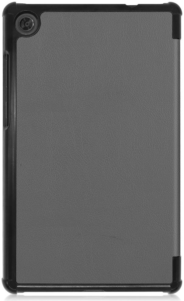 Lenovo Tab M8 Hoesje Tri-Fold Book Case met Standaard Grijs afbeelding 8