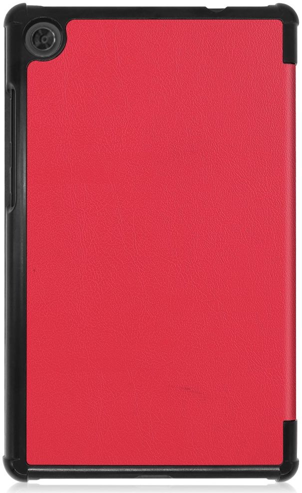 Lenovo Tab M8 Hoesje Tri-Fold Book Case met Standaard Rood afbeelding 7