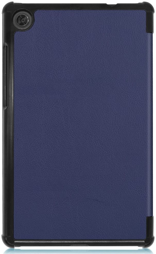 Lenovo Tab M8 Hoesje Tri-Fold Book Case met Standaard Donkerblauw afbeelding 7