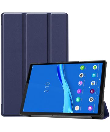 Lenovo Tab M10 Plus / FHD Plus Hoes Book Case Tri-Fold Blauw Hoesjes