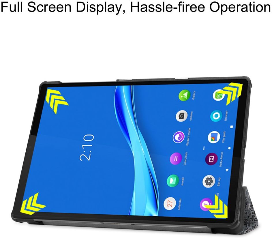 Lenovo Tab M10 Plus / FHD Plus Hoes Tri-Fold met Eiffeltoren Print afbeelding 5