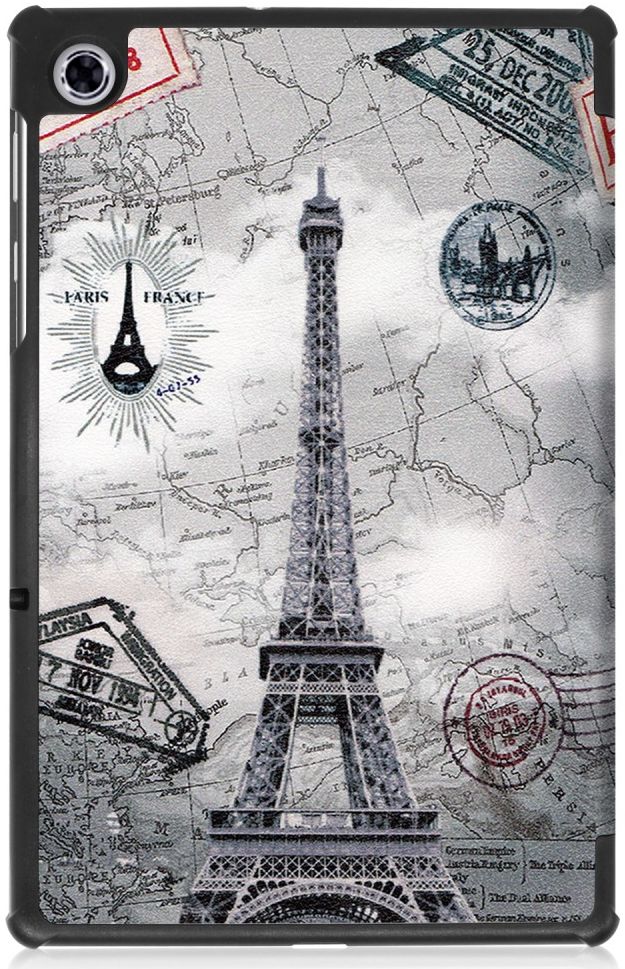 Lenovo Tab M10 Plus / FHD Plus Hoes Tri-Fold met Eiffeltoren Print afbeelding 9