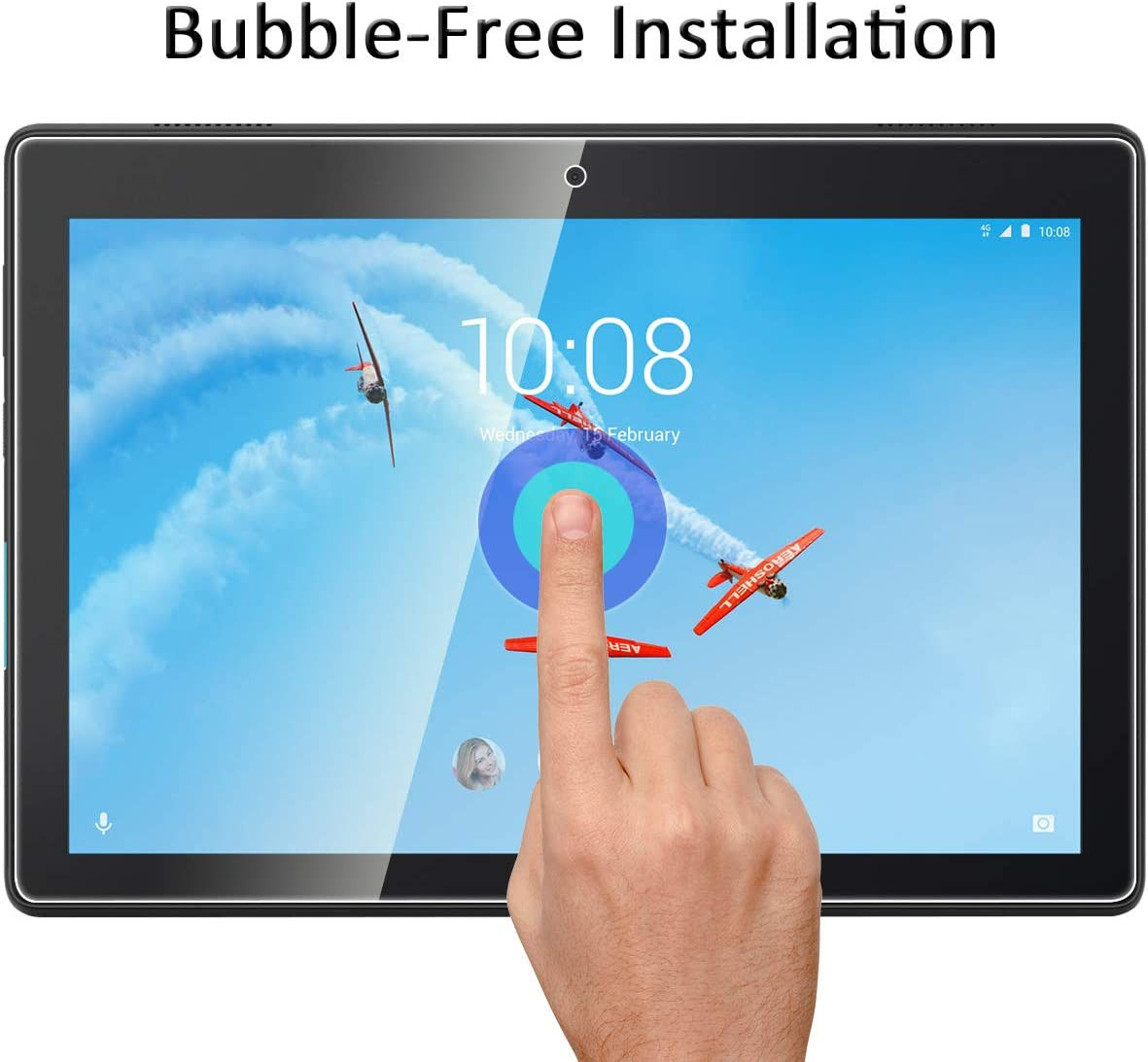 Lenovo Tab E10 Screen Protector Ultra Clear Display Folie afbeelding 2