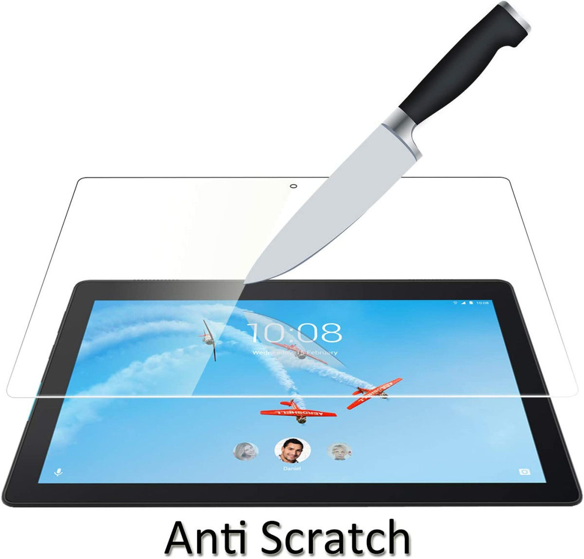 Lenovo Tab E10 Screen Protector Ultra Clear Display Folie afbeelding 3