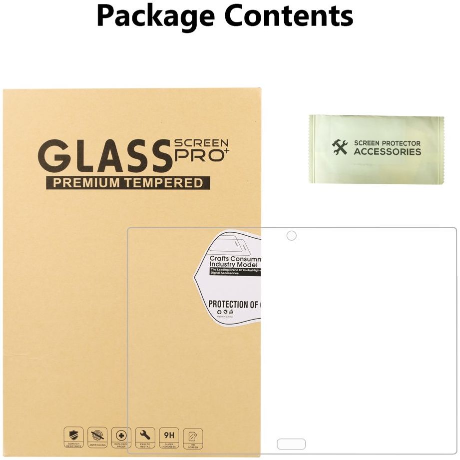Lenovo Tab P10 Tempered Glass Screen Protector afbeelding 6
