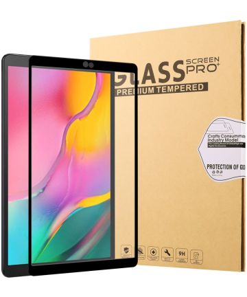 Samsung Galaxy Tab A 10.1 (2019) Tempered Glass Screen Protector Zwart Screen Protectors