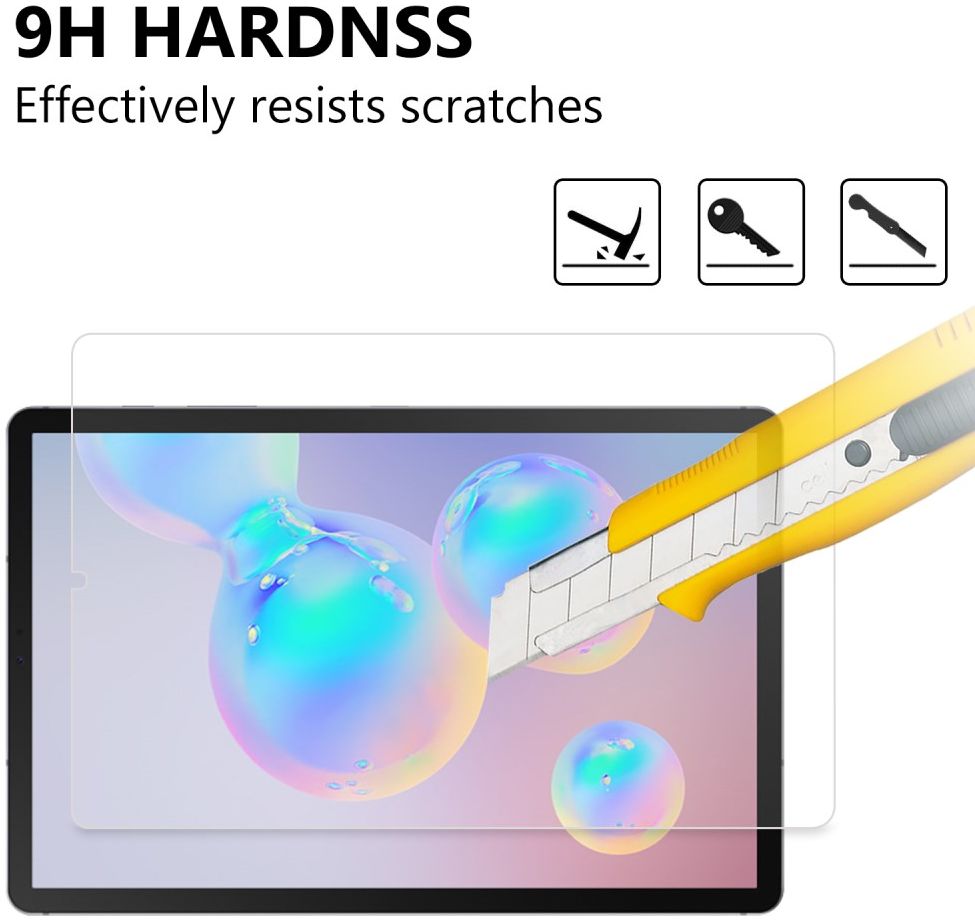 Samsung Galaxy Tab S6 Lite Tempered Glass 9H Screen Protector afbeelding 5