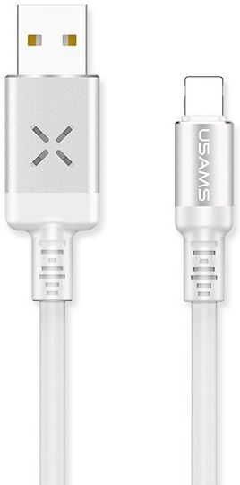 USAMS Slimme USB-C Led Kabel 1 Meter Wit afbeelding 1