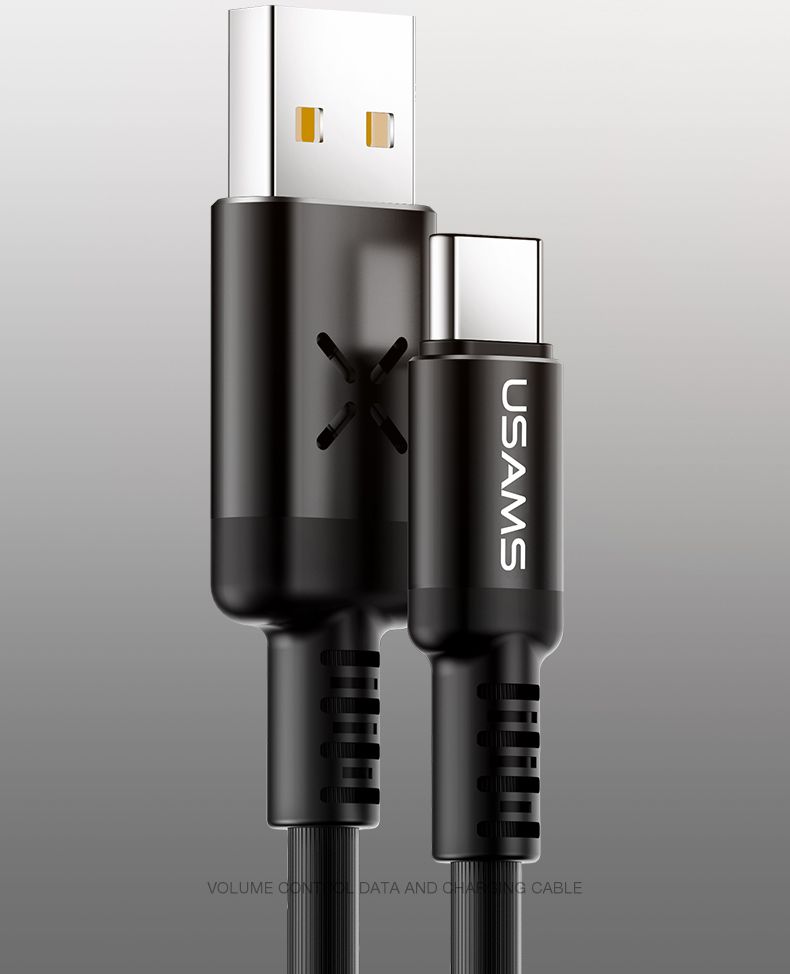 USAMS Slimme USB-C Led Kabel 1 Meter Wit afbeelding 8