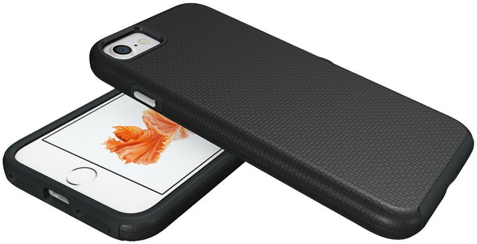 XquisiteCase ProGrip Apple iPhone SE (2020) Hoesje Zwart afbeelding 2