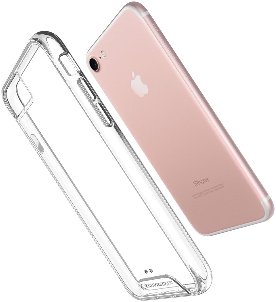 Apple iPhone SE (2020/2022) Hoesje Hybride Transparante Back Cover afbeelding 4