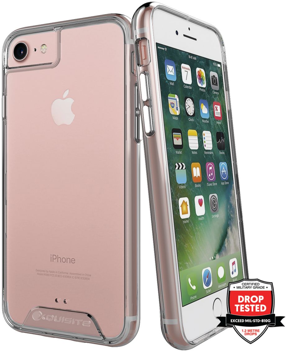 Apple iPhone SE (2020/2022) Hoesje Hybride Transparante Back Cover afbeelding 1