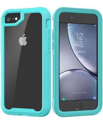 Apple iPhone SE 2020 Hoesje Hybride Bumper Blauw Hoesjes