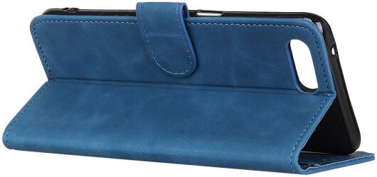KHAZNEH iPhone 7/8/SE 2020/2022 Hoesje Retro Wallet Book Case Blauw afbeelding 6