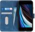 KHAZNEH iPhone 7/8/SE 2020/2022 Hoesje Retro Wallet Book Case Blauw afbeelding 1