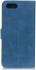 KHAZNEH iPhone 7/8/SE 2020/2022 Hoesje Retro Wallet Book Case Blauw afbeelding 5