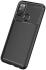 Samsung Galaxy M21 Hoesje Geborsteld Carbon Zwart afbeelding 3