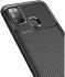 Samsung Galaxy M21 Hoesje Geborsteld Carbon Zwart afbeelding 4