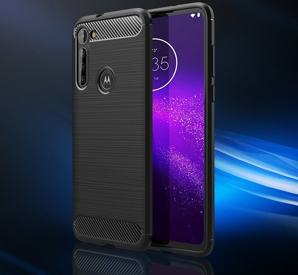 Motorola Moto G8 Power Hoesje Geborsteld TPU Rood afbeelding 8