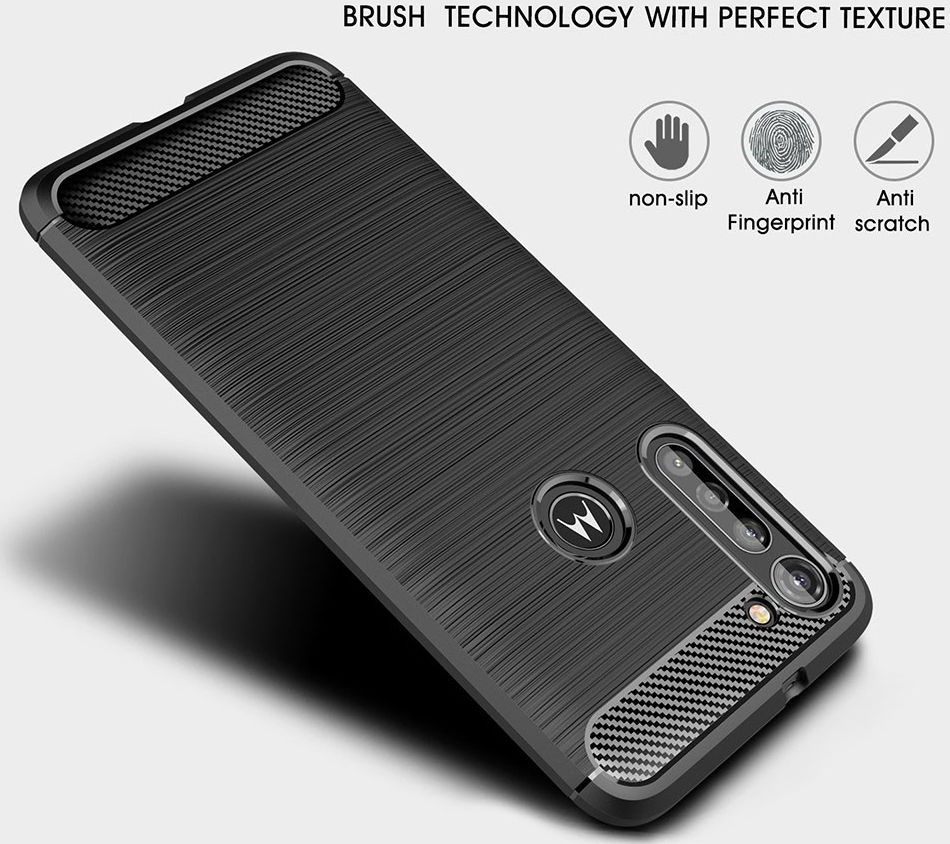 Motorola Moto G8 Power Hoesje Geborsteld TPU Rood afbeelding 9