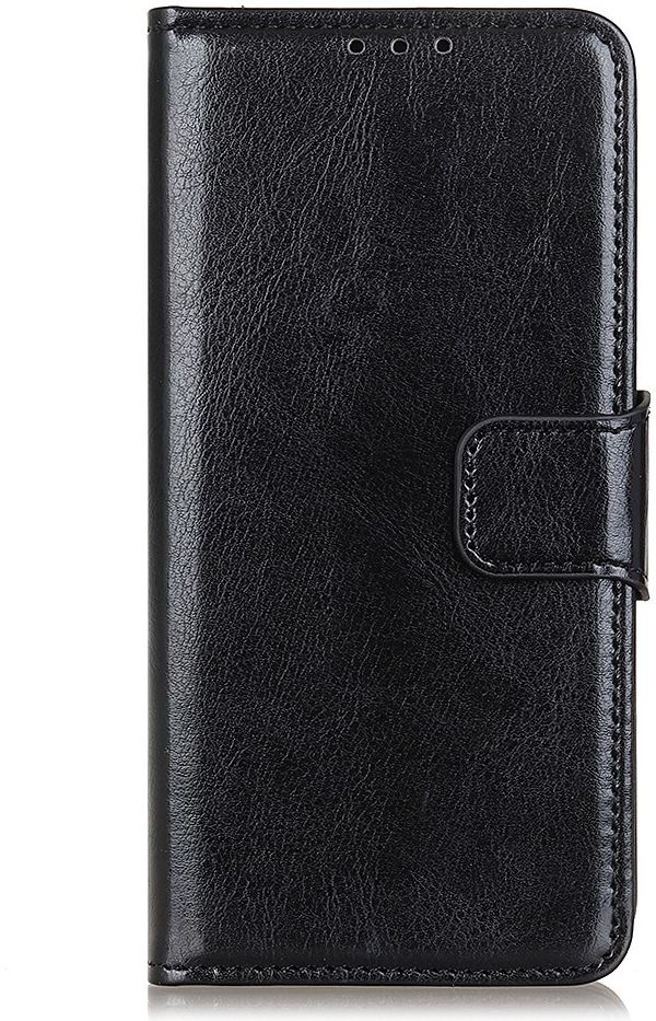 Motorola Moto G8 Power Hoesje Portemonnee Kunstleer Zwart afbeelding 2