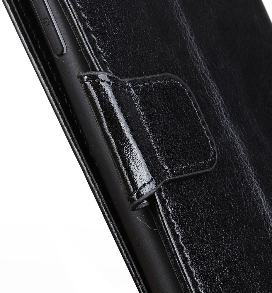 Motorola Moto G8 Power Hoesje Portemonnee Kunstleer Zwart afbeelding 7