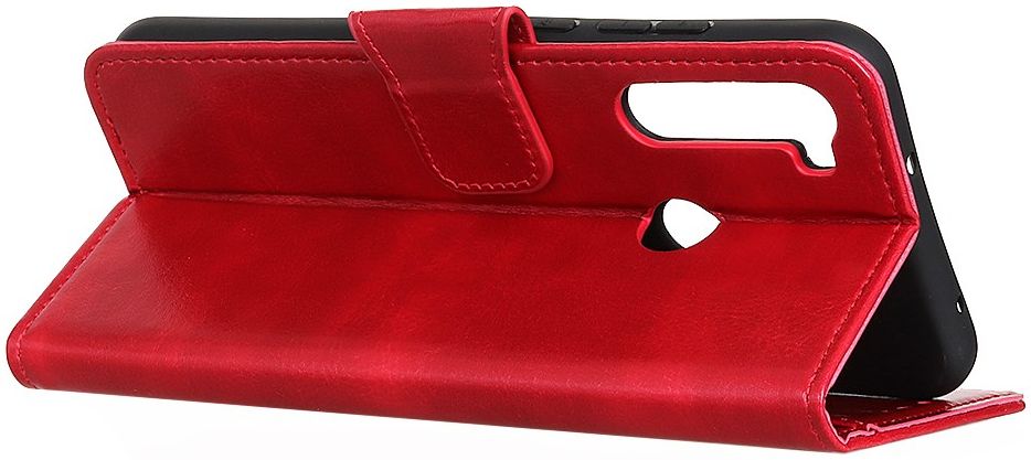 Motorola Moto G8 Power Hoesje Portemonnee Kunstleer Rood afbeelding 10