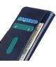 Motorola Moto G8 Power Hoesje Portemonnee Kunstleer Blauw