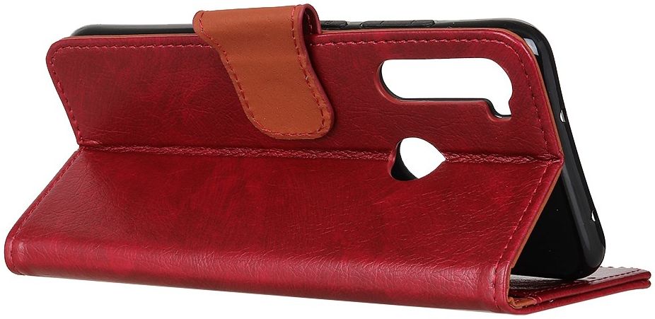 Motorola Moto G8 Power Portemonnee Hoesje Splitleer Rood afbeelding 5