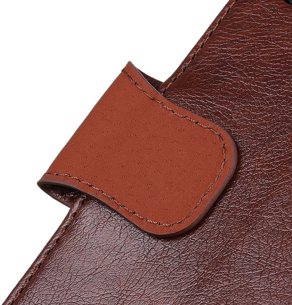 Motorola Moto G8 Power Portemonnee Hoesje Splitleer Bruin afbeelding 11
