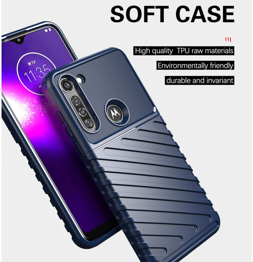 Motorola Moto G8 Power Twill Thunder Texture Back Cover Groen afbeelding 5
