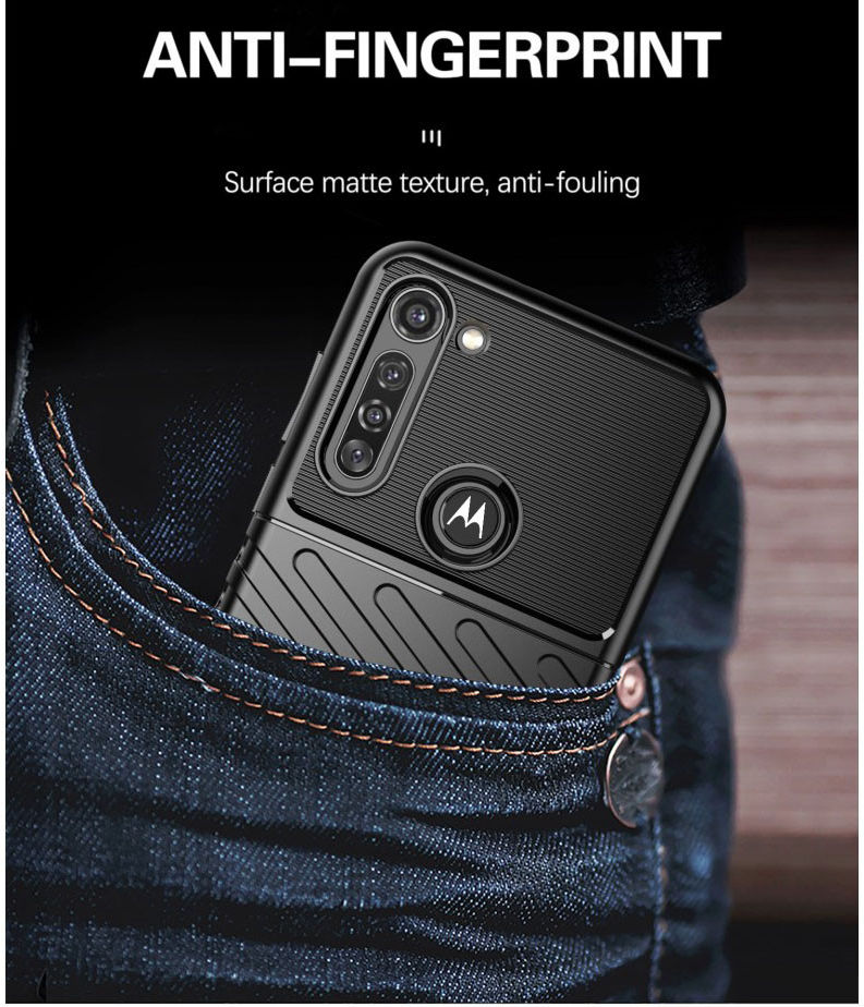 Motorola Moto G8 Power Twill Thunder Texture Back Cover Groen afbeelding 7