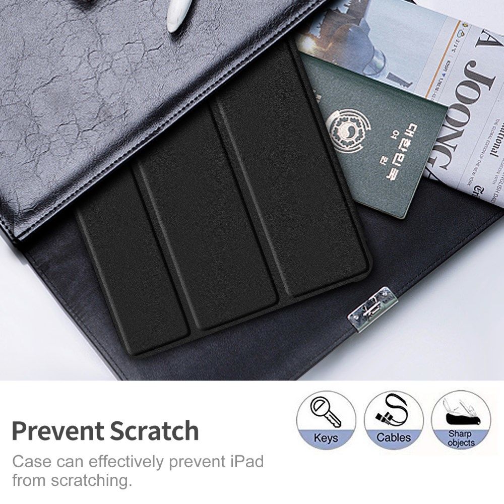 Lenovo Tab M10 Plus / FHD Plus Hoes Tri-Fold Book Case Zwart afbeelding 5