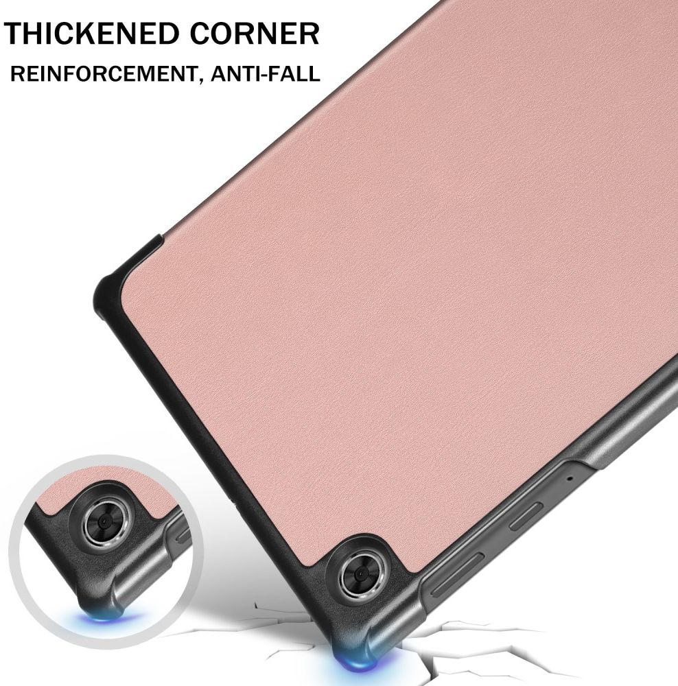 Lenovo Tab M10 Plus / FHD Plus Hoes Tri-Fold Book Case Roze afbeelding 5