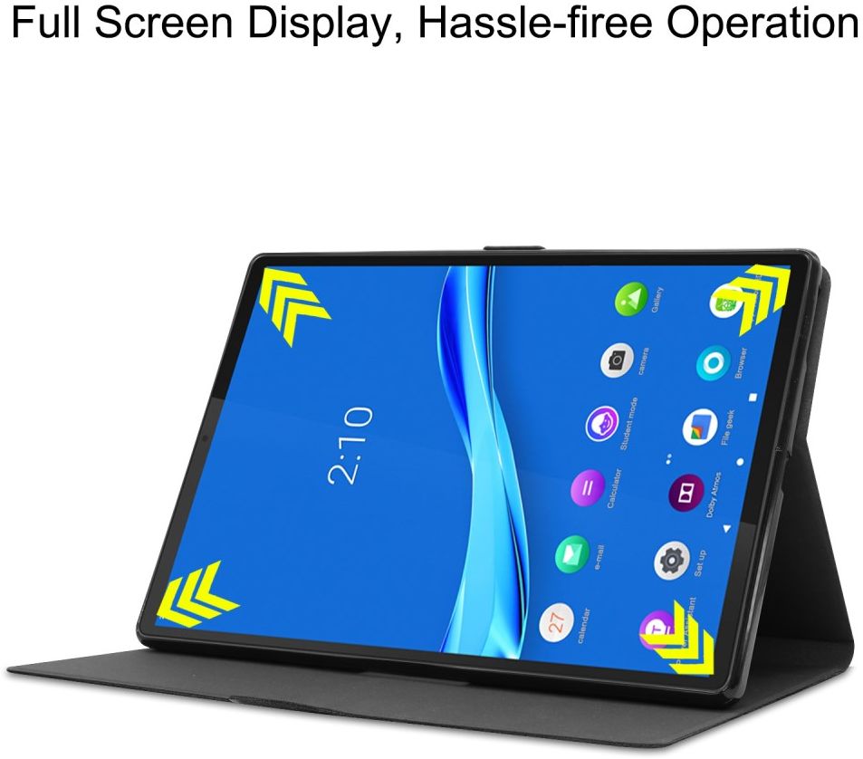 Lenovo Tab M10 Plus / FHD Plus Hoes Book Case met Standaard Zwart afbeelding 2