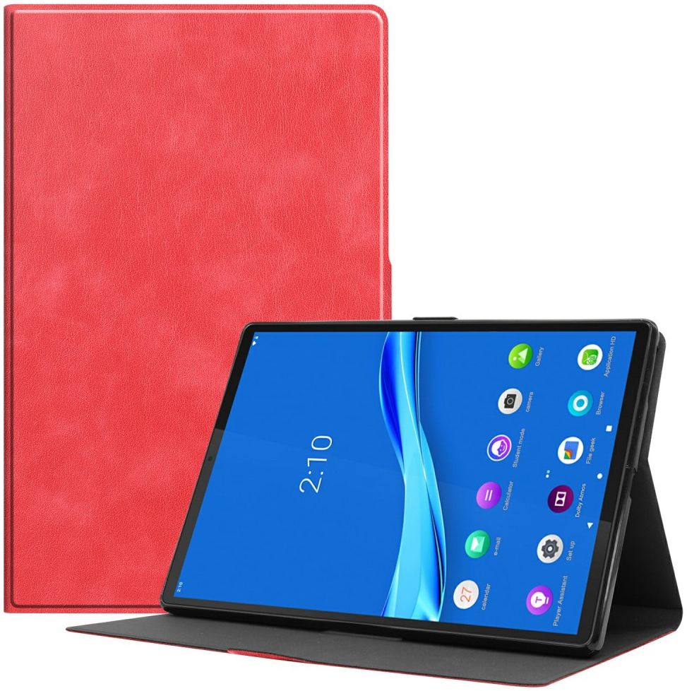 Lenovo Tab M10 Plus / FHD Plus Hoes Book Case met Standaard Rood afbeelding 1