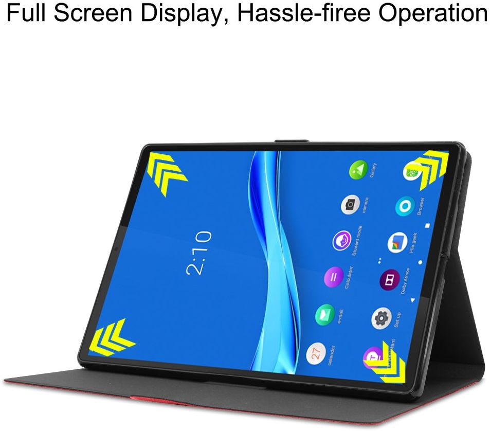 Lenovo Tab M10 Plus / FHD Plus Hoes Book Case met Standaard Rood afbeelding 7