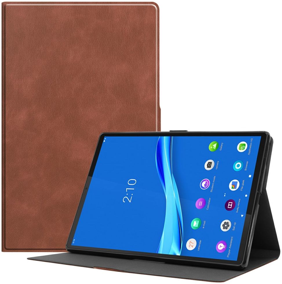 Lenovo Tab M10 Plus / FHD Plus Hoes Book Case met Standaard Bruin afbeelding 1
